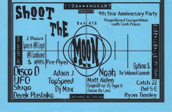 Shoot The Moon 9th Anniversary